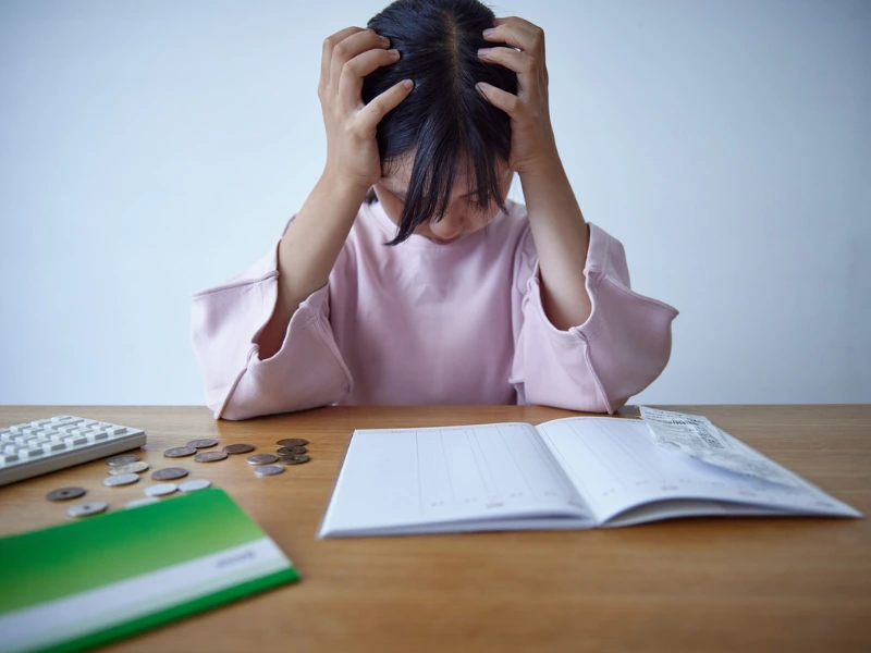 Girl Struggling